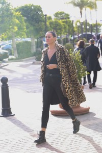 Street style at the Los Angeles Frieze Art Fair.