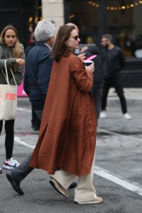 Street style at the Los Angeles Frieze Art Fair.