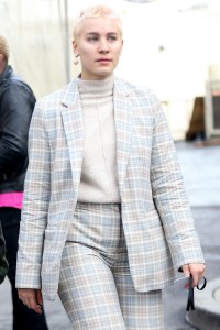 Street style at the Los Angeles Frieze Art Fair.
