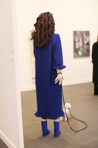 Street style at the Los Angeles Frieze Art Fair.