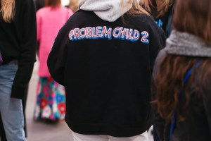 Street style at the Los Angeles Frieze Art Fair.