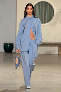 Model on the catwalk