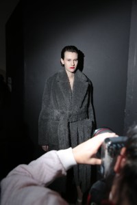 Backstage at Helmut Lang RTW Fall 2019