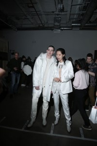 Backstage at Helmut Lang RTW Fall 2019