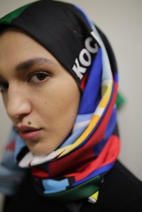 Backstage at Koche RTW Fall 2019