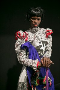 Backstage at Matty Bovan RTW Fall 2019