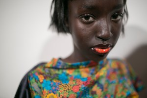 Backstage at Matty Bovan RTW Fall 2019