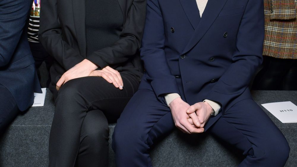 Vanessa Kirby and Richard Madden in the front rowMarc Jacobs show, Front Row, Fall Winter 2019, New York Fashion Week, USA - 13 Feb 2019