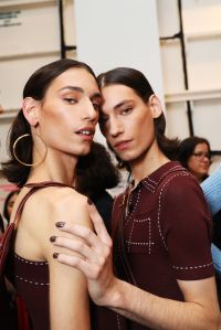 Backstage at Staud RTW Fall 2019