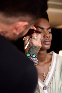 Backstage at Tibi RTW Fall 2019