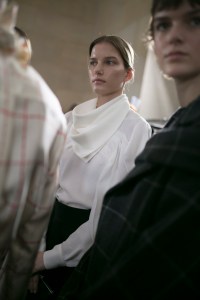 Backstage at Victoria Beckham RTW Fall 2019