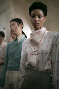 Backstage at Victoria Beckham RTW Fall 2019
