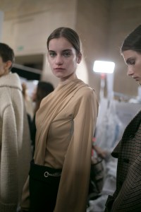 Backstage at Victoria Beckham RTW Fall 2019