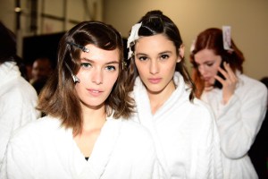 Backstage at Zimmermann RTW Fall 2019