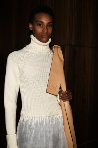 Backstage at Loewe RTW Fall 2019