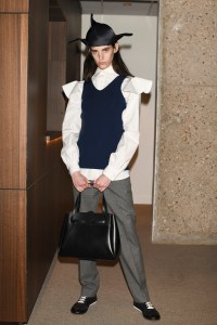 Backstage at Loewe RTW Fall 2019