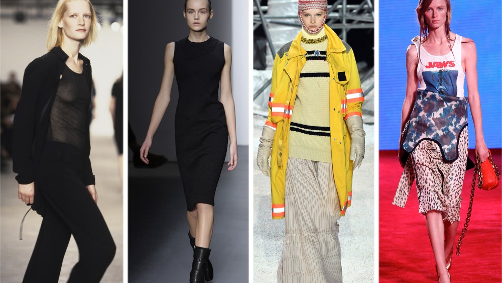 Calvin Klein RTW Spring 1998, Fall 2009, Fall 2018, Spring 2019