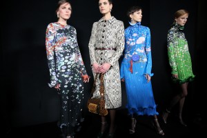 Backstage at Givenchy RTW Fall 2019