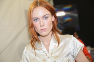 Backstage at Isabel Marant RTW Fall 2019, photographed in Paris on February 28, 2019.