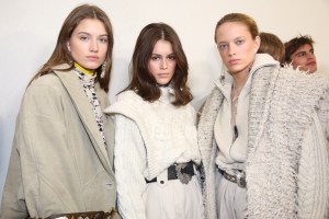 Backstage at Isabel Marant RTW Fall 2019, photographed in Paris on February 28, 2019.