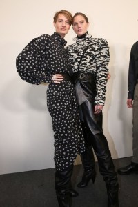 Backstage at Isabel Marant RTW Fall 2019, photographed in Paris on February 28, 2019.