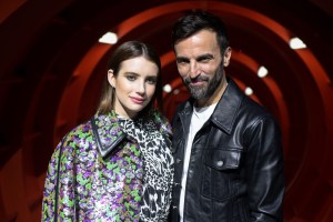 Emma Roberts and Nicolas Ghesquiere
