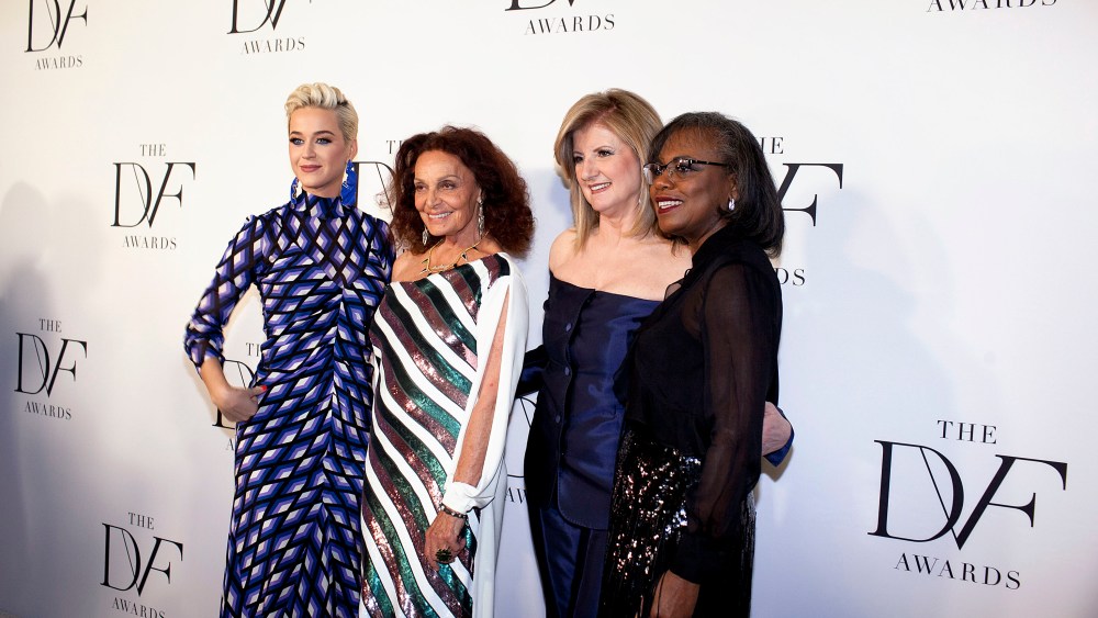 Katy Perry, Diane von Furstenberg, Arianna Huffington, Anita Hill