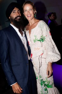 Waris Ahluwalia and Carolyn Murphy
