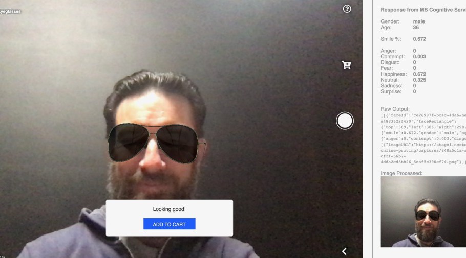 NexTech AR’s latest rollout employs Microsoft Azure to glean deeper insights from the virtual try-on experience.