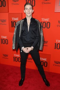Adam RipponTIME 100 Gala Celebrating the 100 Most Influential People in the World 2019 - Red Carpet Arrivals, New York, USA - 23 Apr 2019Wearing Julien Macdonald Same Outfit as catwalk model *9881279cd