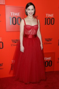 Emilia ClarkeTIME 100 Gala Celebrating the 100 Most Influential People in the World 2019 - Red Carpet Arrivals, New York, USA - 23 Apr 2019Wearing Dolce & Gabbana Same Outfit as catwalk model *10118646w