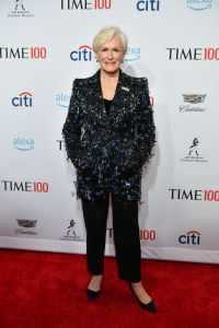 Glenn CloseTime 100 Gala, Arrivals, Jazz at Lincoln Center, New York, USA - 23 Apr 2019Wearing Giorgio Armani same outfit as catwalk model *8886301s