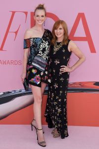 Anne V in Nicole Miller with the designer, CFDA Awards 2019