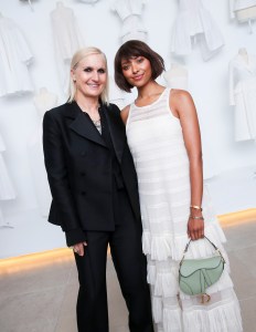 Maria Grazia Chiuri and Kat Graham