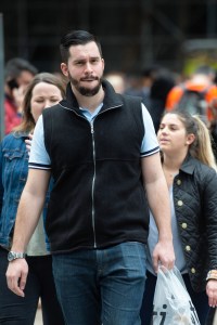 Fleece on the streets. Both men and women are embracing the trend, as seen on the streets of Manhattan.