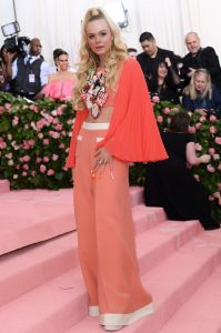 Elle Fanning in Miu Miu, Met Gala 2019