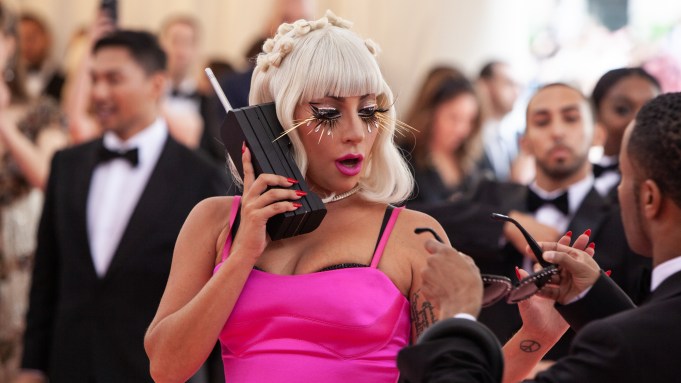 Lady Gaga in Brandon Maxwell.