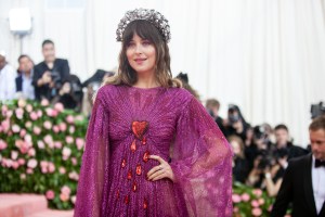 Dakota Johnson in Gucci.