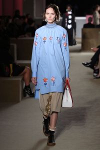 Model on the catwalk
Prada Resort 2020 show, Runway, The Piano Factory, New York, USA - 02 May 2019