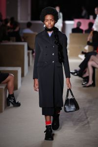 Model on the catwalk
Prada Resort 2020 show, Runway, The Piano Factory, New York, USA - 02 May 2019