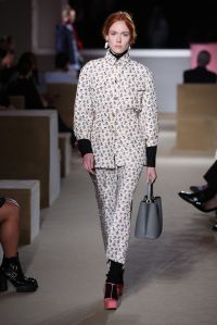 Model on the catwalk
Prada Resort 2020 show, Runway, The Piano Factory, New York, USA - 02 May 2019