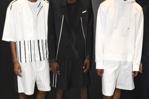 Backstage at Neil Barrett Men's Spring 2020