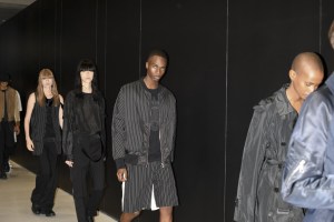 Backstage at Neil Barrett Men's Spring 2020