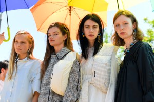 Backstage at Sunnei Men's Spring 2020