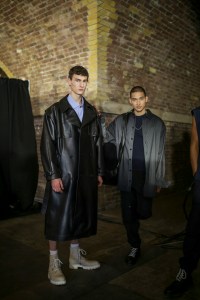 Backstage at Qasimi Men's Spring 2020 photographed in London on 08 June 2019
