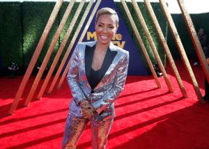 Jada Pinkett Smith arrives at the MTV Movie and TV Awards, at the Barker Hangar in Santa Monica, Calif2019 MTV Movie and TV Awards - Red Carpet, Santa Monica, USA - 15 Jun 2019