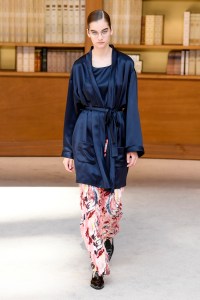 Model on the catwalk