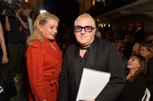 Alber Elbaz and Catherine Deneuve