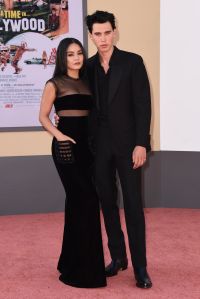 Vanessa Hudgens, Austin Butler. Vanessa Hudgens and Austin Butler arrive at the Los Angeles premiere of "Once Upon a Time in Hollywood" at the TCL Chinese Theatre onLA Premiere of "Once Upon a Time in Hollywood", Los Angeles, USA - 22 Jul 2019