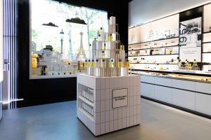 Inside the Chanel beauty boutique. 